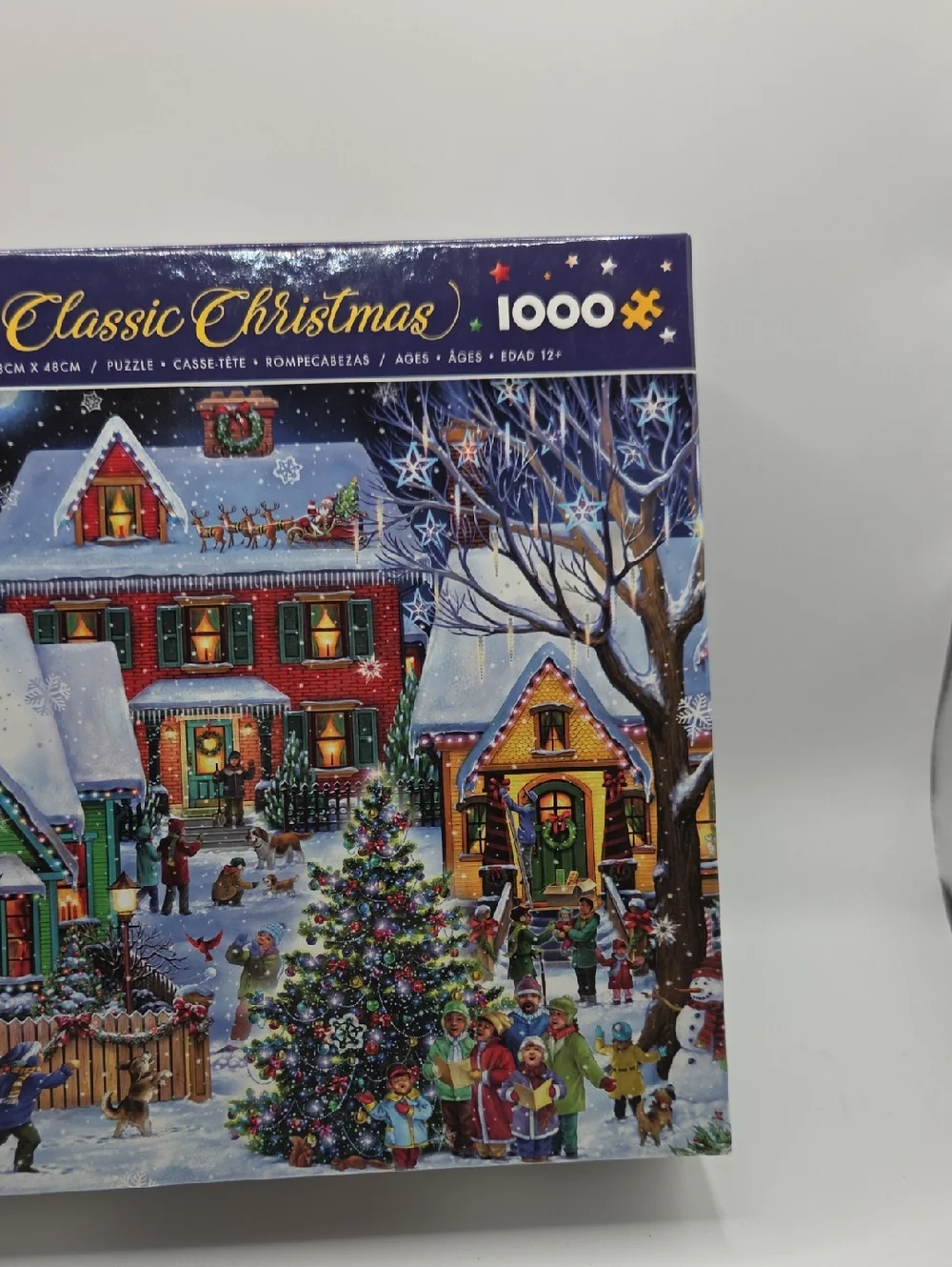 Classic Christmas 1000-Piece Holiday Puzzle - Festive Village